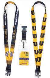 Portagafete Tigres Oficial (Doble vista)